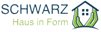 Schwarz Haus in Form Logo